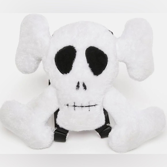 NWT‼️NEW INVENTORY‼️Dolls Kill The Grave Girls It’s Only Natural Skull Backpack - Picture 1 of 2